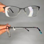 عینک فریم فلزی گربه ای   010773