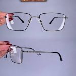 عینک فریم فلزی مستطیلی  010803
