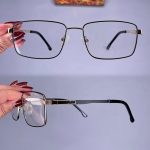 عینک فریم فلزی مستطیلی  010807