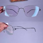 عینک فریم فلزی مستطیلی  010810