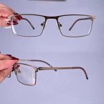 عینک فریم فلزی مستطیلی  010816