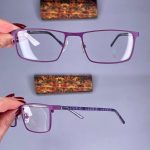 عینک فریم فلزی مستطیلی  010821
