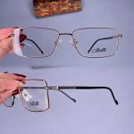 عینک فریم فلزی مستطیلی 010822
