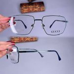 عینک فریم فلزی مستطیلی  010823