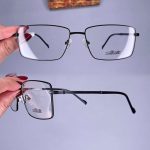 عینک فریم فلزی مستطیلی  010826
