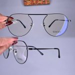 عینک فریم فلزی دوپل گرد   010920