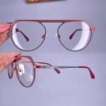 عینک فریم فلزی دوپل گرد   010916