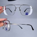 عینک فریم فلزی دوپل زاویه دار   010935
