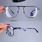 عینک فریم فلزی دوپل زاویه دار   010942