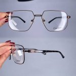 عینک فریم فلزی دوپل زاویه دار   010943
