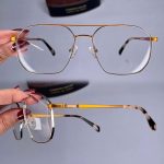 عینک فریم فلزی دوپل زاویه دار  010969