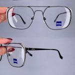 عینک فریم فلزی دوپل زاویه دار   010985