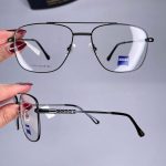 عینک فریم فلزی دوپل زاویه دار   010993