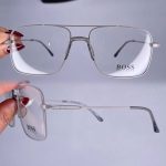 عینک فریم فلزی دوپل زاویه دار دماغه یک تیکه   0101001