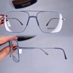 عینک فریم فلزی دوپل زاویه دار دماغه یک تیکه     0101002