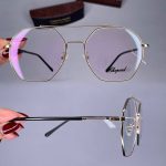 عینک فریم فلزی دوپل زاویه دار   0101012