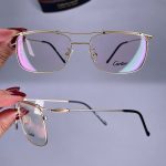 عینک فریم فلزی دوپل زاویه دار  0101014