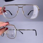 عینک فریم فلزی دوپل زاویه دار   0101016