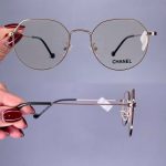 عینک فریم فلزی پایین گرد   0101025