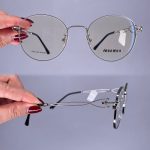 عینک فریم فلزی گرد  0101033