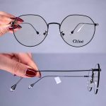 عینک فریم فلزی پایین گرد   0101035