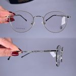 عینک فریم فلزی گرد   0101036