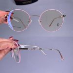 عینک فریم فلزی گرد   0101040