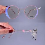 عینک فریم فلزی گرد    0101041