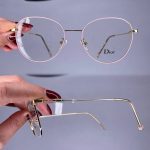 عینک فریم فلزی گرد   0101045