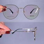 عینک فریم فلزی پایین گرد    0101048