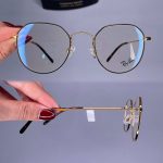 عینک فریم فلزی پایین گرد    0101050