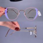 عینک فریم فلزی گرد    0101053