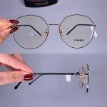 عینک فریم فلزی پایین گرد    0101054