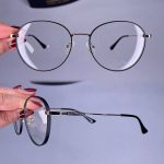 عینک فریم فلزی گرد    0101057