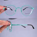 عینک فریم فلزی گرد    0101060