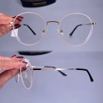 عینک فریم فلزی گرد    0101066