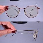 عینک فریم فلزی پایین گرد     0101068