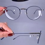 عینک فریم فلزی گرد    0101070