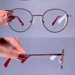 عینک فریم فلزی گرد    0101072