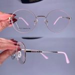 عینک فریم فلزی گرد     0101080