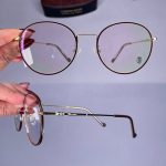 عینک فریم فلزی گرد    0101083