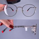 عینک فریم فلزی گرد    0101085