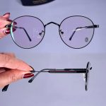 عینک فریم فلزی گرد     0101086