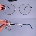 عینک فریم فلزی گرد    0101088