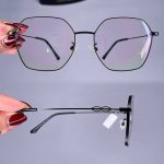 عینک فریم فلزی زاویه دار     010101030