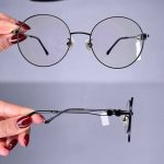 عینک فریم فلزی گرد      010101040