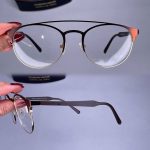 عینک فریم فلزی دوپل گرد       010101043