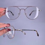 عینک فریم فلزی دوپل گرد    010101044