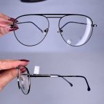 عینک فریم فلزی دوپل گرد     010101051