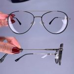 عینک فریم فلزی دوپل خلبانی     010101055